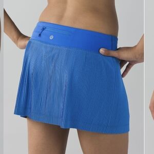 Lululemon Pleat To Street Skirt III Pipe Dream Blue